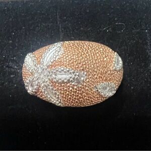 Stunning Two-Tone Women's Ring